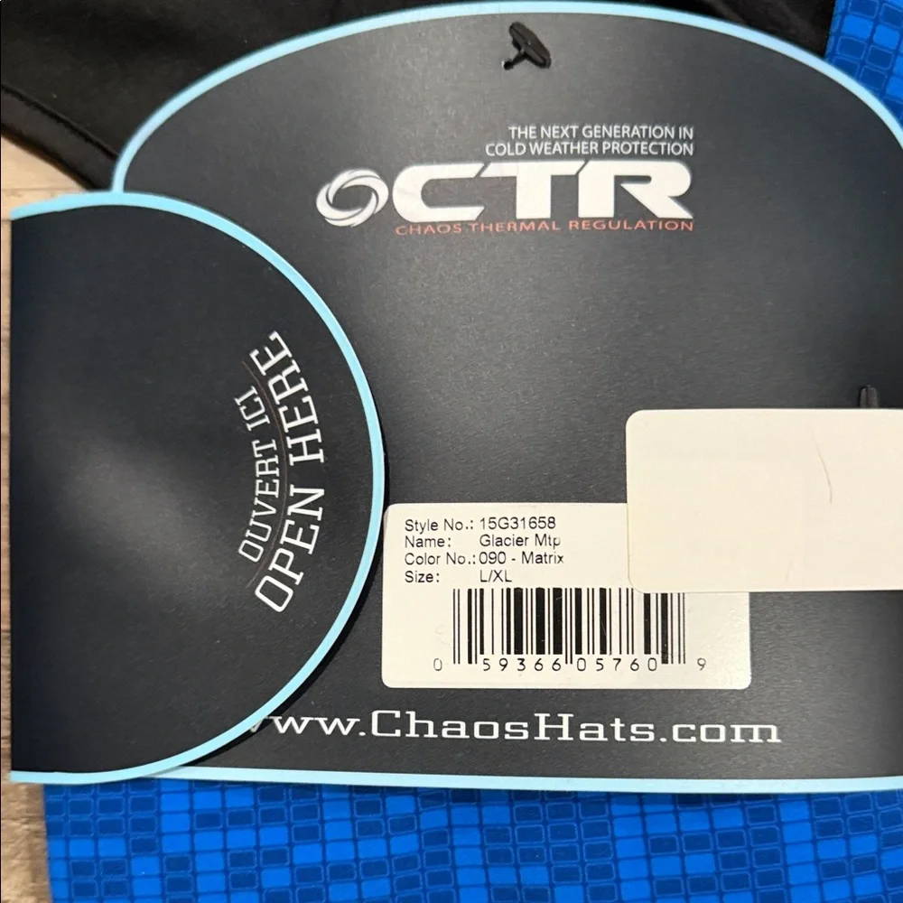 Glacier MTP Black and Blue Face Mask